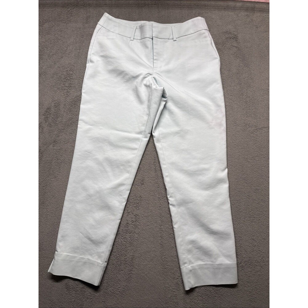 Roz & Ali Women’s Size 8 Light blue Dress CapriPants Slacks Career Workwear READ
